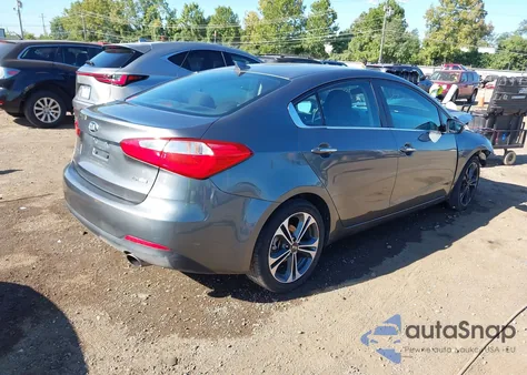 2016 Kia Forte Ex из США, поврежденный, VIN KNAFX4A88G5455237